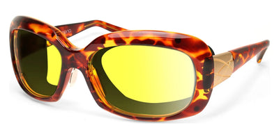 Ziena OASIS Sunglasses Dark Tortoise / BlueByrd Blue Light - Level 3 / Black