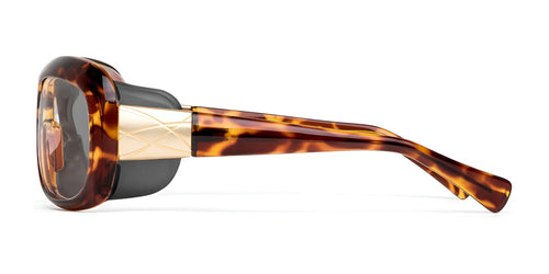 Ziena Oasis Eyeglasses / Size 61 / Tortoise / Clear / Black