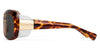 Ziena OASIS Sunglasses | Size 61 / Dark Tortoise / BlueByrd Blue Light - Level 3 / Black