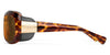 Ziena OASIS Sunglasses | Size 61 / Dark Tortoise / BlueByrd Blue Light - Level 3 / Black