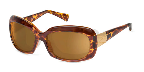 Ziena Oasis Sunglasses Tortoise / Polarized Copper / Frost