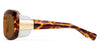 Ziena OASIS Sunglasses | Size 61 / Dark Tortoise / BlueByrd Blue Light - Level 3 / Black
