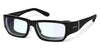 Ziena SEACREST Eyeglasses | Size 54 / Glossy Black / BlueByrd Blue Light Blocker / Black