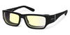 Ziena SEACREST Sunglasses | Size 54 / Glossy Black / BlueByrd Blue Light - Level 2 / Black