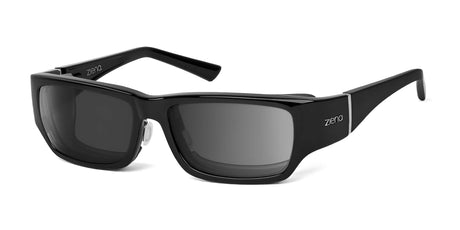 Ziena Seacrest Sunglasses Glossy Black / DARKshift™ Photochromic - Clr to DARK Gray / Black