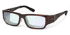 Ziena SEACREST Eyeglasses | Size 54 / Dark Tortoise / BlueByrd Blue Light Blocker / Frost