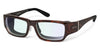 Ziena SEACREST Eyeglasses | Size 54 / Dark Tortoise / BlueByrd Blue Light Blocker / Black