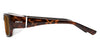 Ziena SEACREST Sunglasses | Size 54 / Dark Tortoise / BlueByrd Blue Light - Level 3 / Black