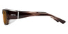 Ziena SEACREST Sunglasses | Size 54 / Dark Tortoise / BlueByrd Blue Light - Level 3 / Black