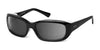 Ziena Verona Sunglasses | Size 58 / Glossy Black / Gray / Frost