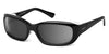 Ziena VERONA Sunglasses | Size 58 / Glossy Black / Gray (12%) +1.50 / Frost