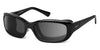 Ziena VERONA Sunglasses | Size 58 / Glossy Black / Gray (12%) +1.50 / Black