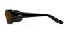 Ziena Verona Sunglasses | Size 58 / Glossy Black / Gray / Black