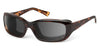Ziena VERONA Sunglasses | Size 58 / Dark Tortoise / Gray (12%) +1.50 / Black