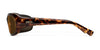 Ziena Verona Sunglasses | Size 58 / Glossy Black / Gray / Black