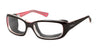 Ziena Verona Eyeglasses | Size 58 / Rose / Clear +1.50 / Black