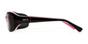 Ziena Verona Sunglasses | Size 58 / Glossy Black / Gray / Black