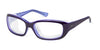 Ziena Verona Eyeglasses | Size 58 / Lilac / Clear +1.50 / Frost