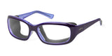 Ziena Verona Eyeglasses Lilac / Clear +2.50 / Black