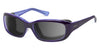 Ziena VERONA Sunglasses | Size 58 / Lilac / Gray (12%) +1.50 / Black