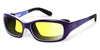 Ziena VERONA Sunglasses | Size 58 / Lilac / BlueByrd Blue Light - Level 3 / Black