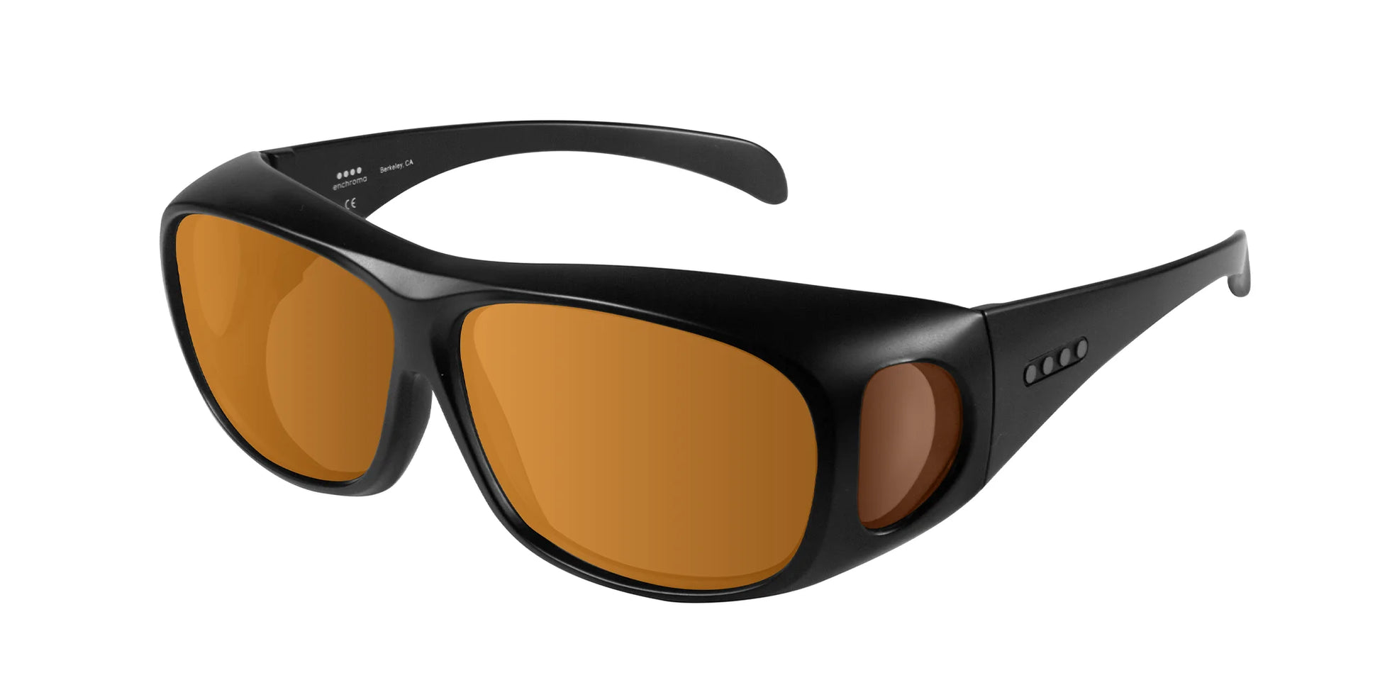 EnChroma Altavista LX Sunglasses Matte Black / LX4 Deep Chestnut
