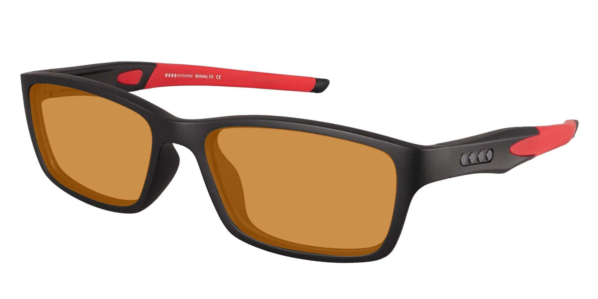 EnChroma Eton LX Sunglasses Black / Red / LX4 Deep Chestnut