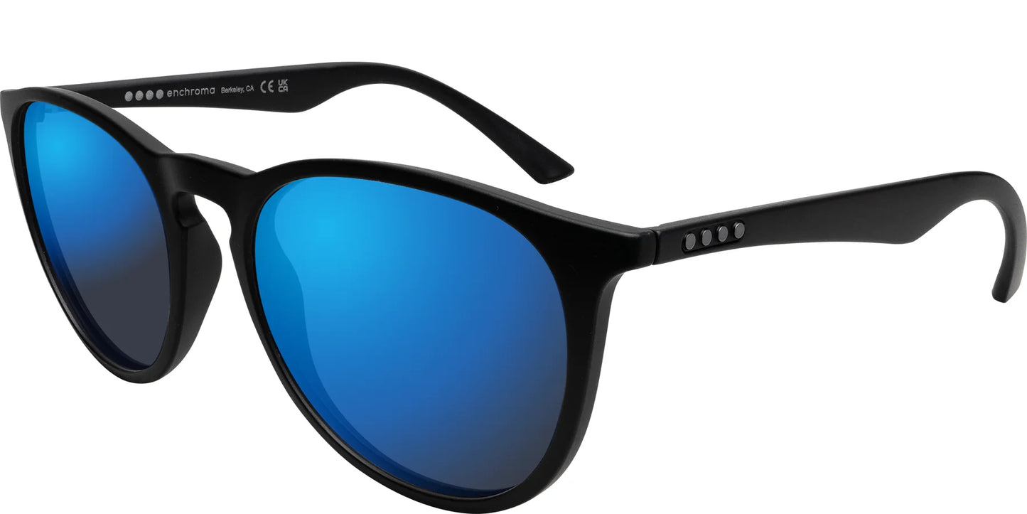 EnChroma Oakvale CX Sunglasses Black / Outdoor Deutan Polarized