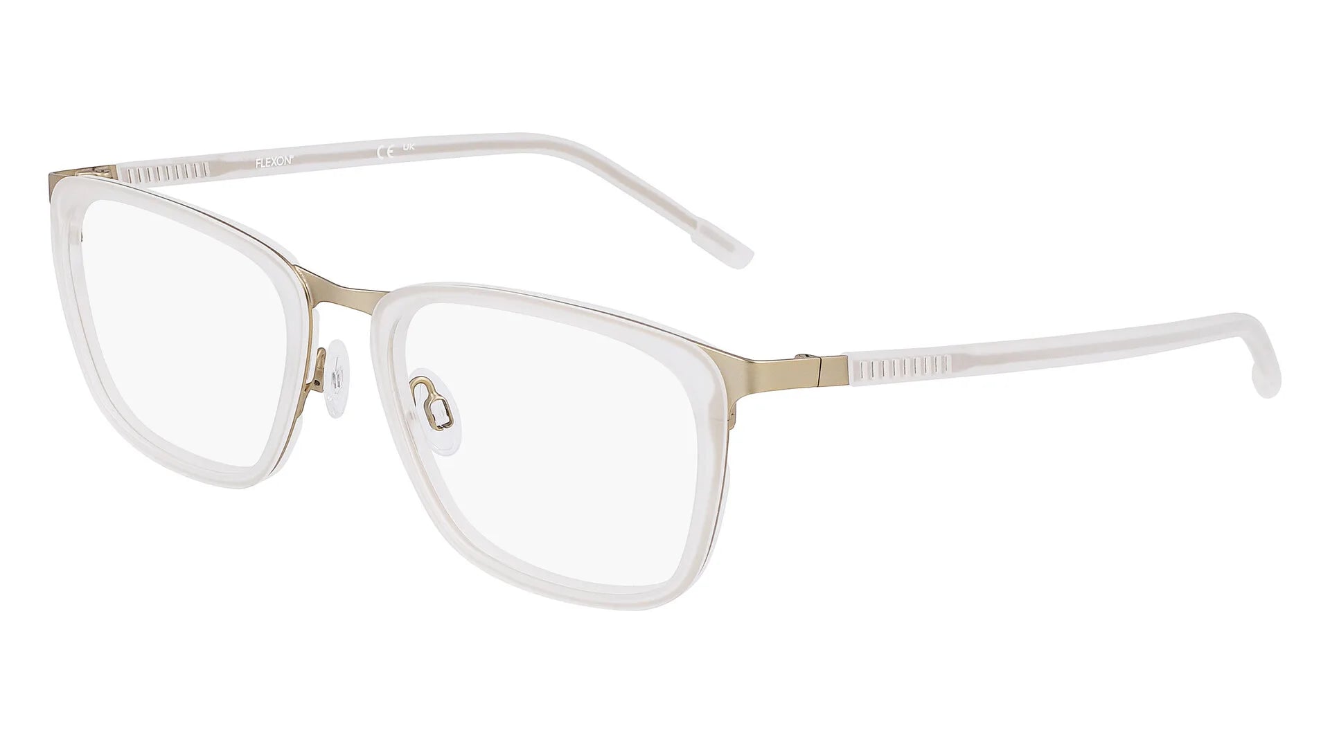 Flexon E1139 Eyeglasses Matte Crystal / Gold