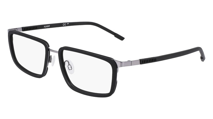 Flexon E1138 Eyeglasses / Matte Black / Gunmetal