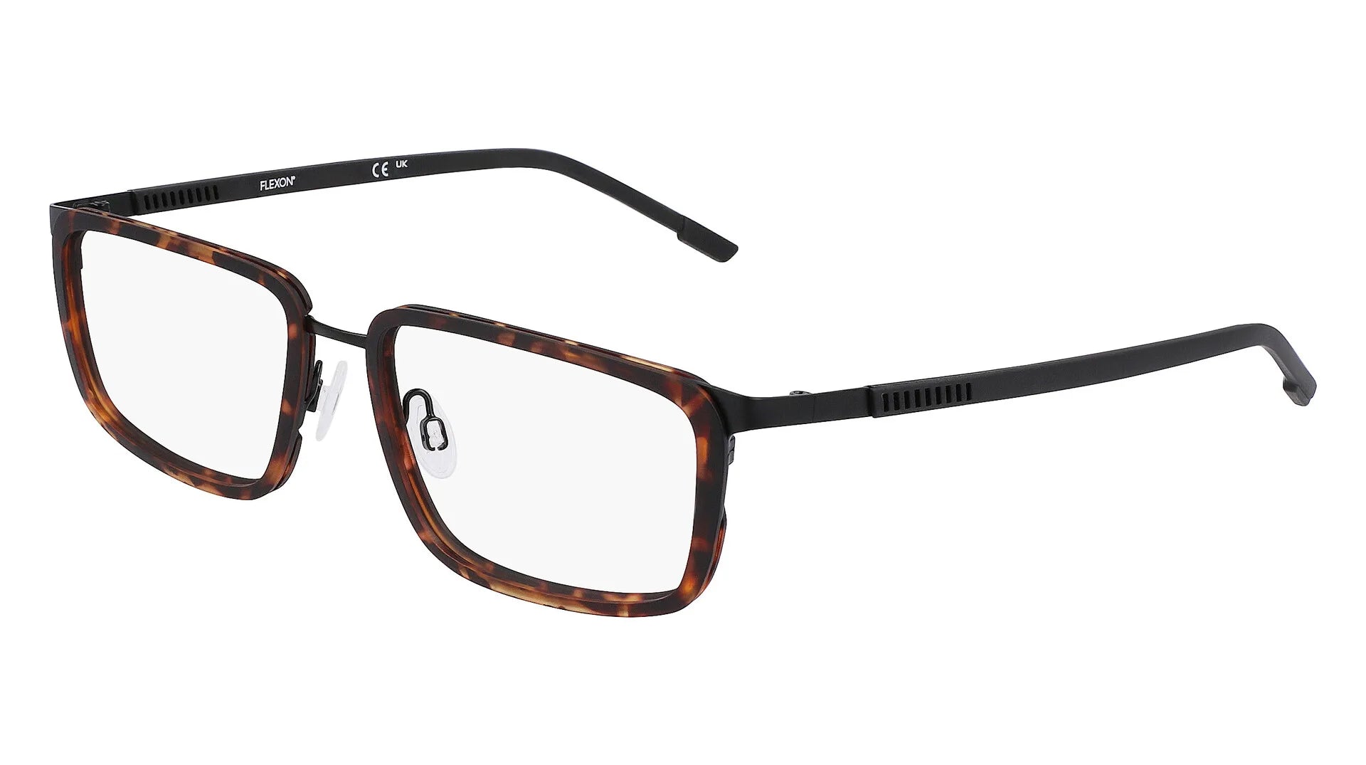 Flexon E1138 Eyeglasses Matte Tortoise / Black