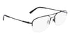 Flexon H6061 Eyeglasses / Shiny Black / Size 55