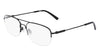 Flexon H6061 Eyeglasses / Shiny Black / Size 55