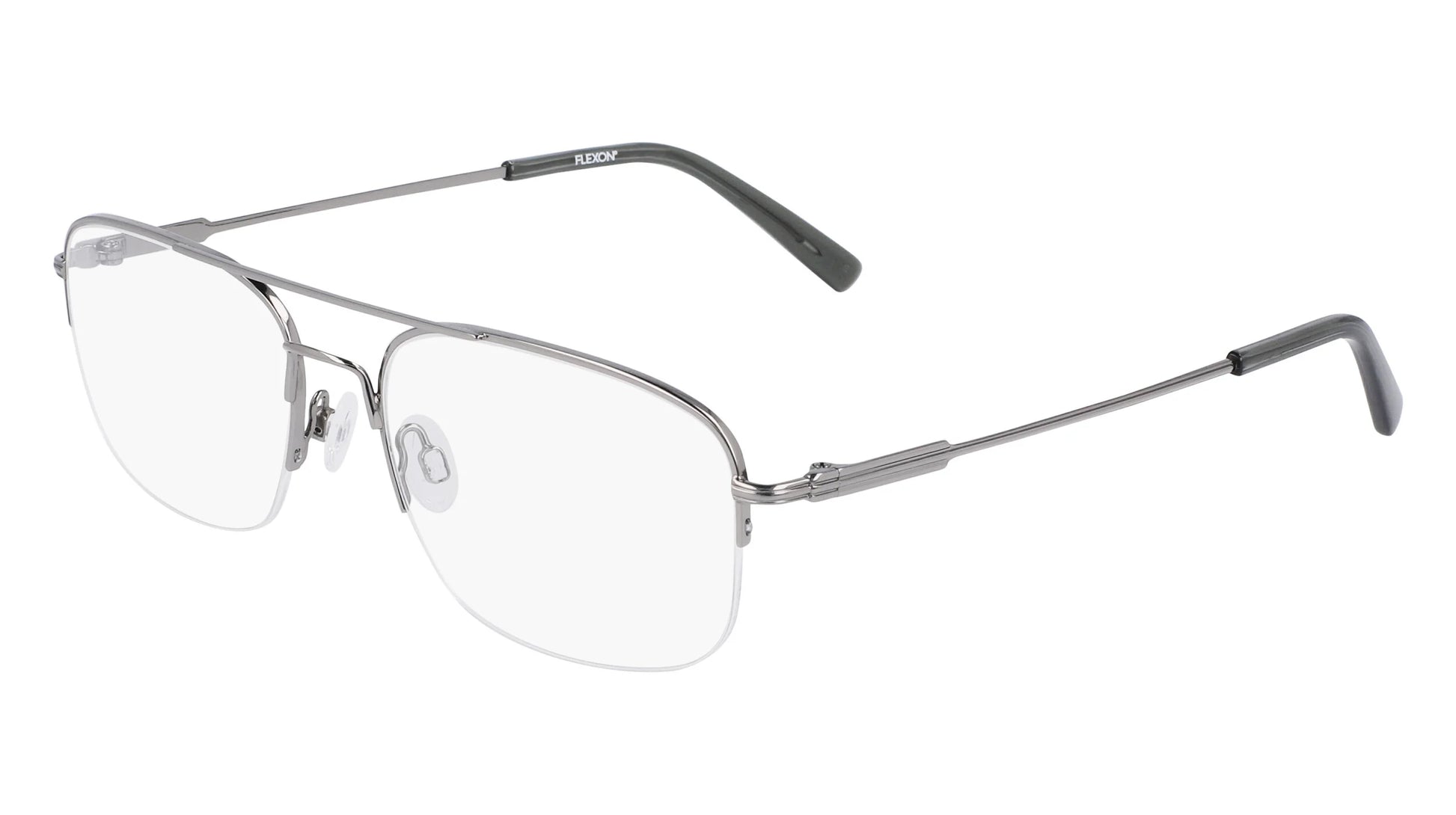 Flexon H6061 Eyeglasses Shiny Gunmetal