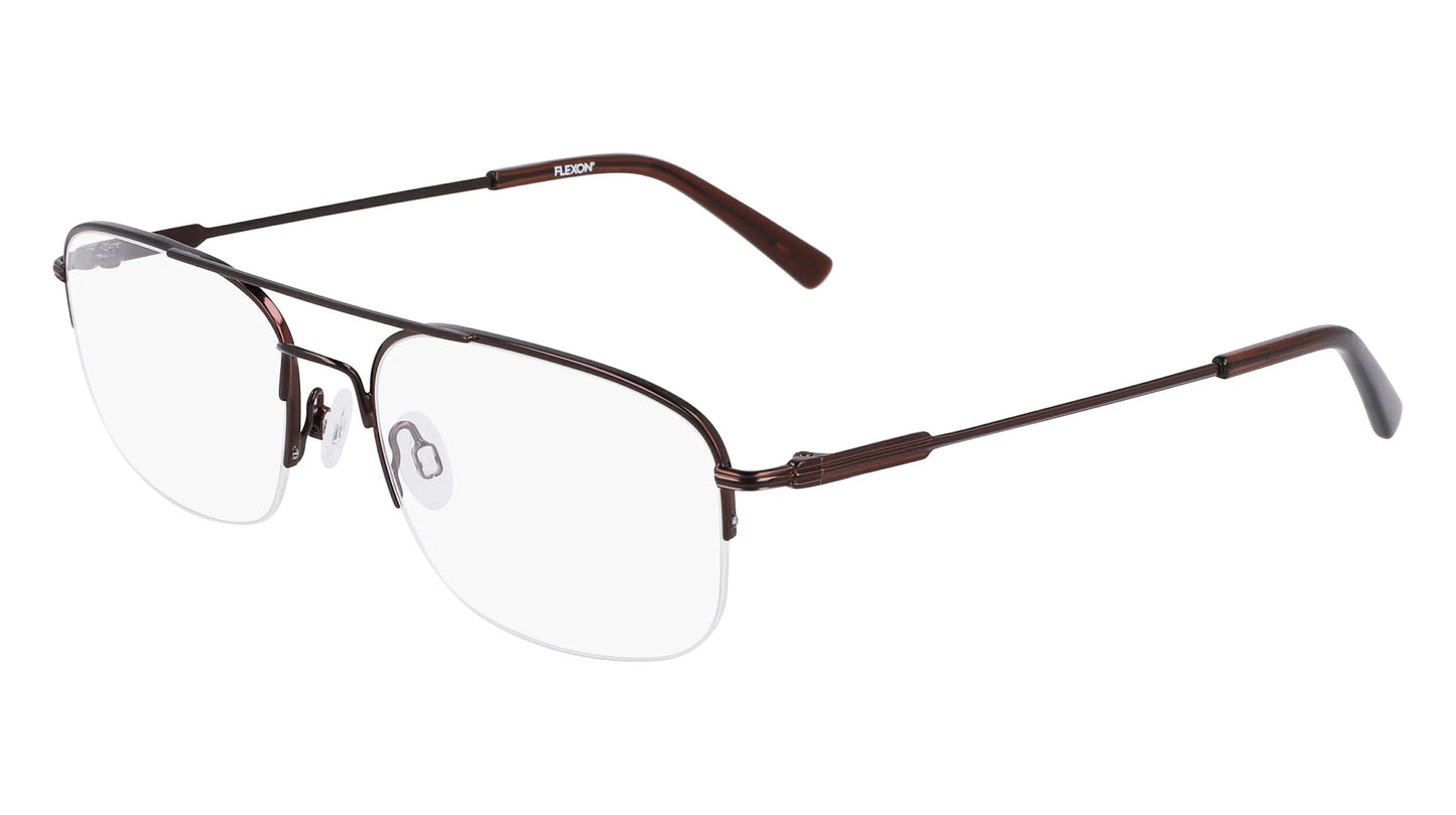 Flexon H6061 Eyeglasses Shiny Brown