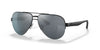 Coach C2098 HC7121 Sunglasses | Size 58 / Matte Black №93806G / Grey Silver Flash (3N 13.3%)