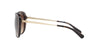 Coach L1664 HC8215F Sunglasses | Size 57 / Dark Tortoise / Brown Gradient (3N 14.2%)