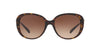 Coach L1664 HC8215F Sunglasses | Size 57 / Dark Tortoise / Brown Gradient (3N 14.2%)