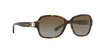 Coach L1031 HC8241 Sunglasses | Size 57 / Dark Tortoise №5507T5 / Brown Gradient Polarized (2P 19%)