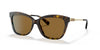 Coach L1172 HC8305 Sunglasses | Size 57 / Dark Tortoise / Brown Polarized (3P 11%)