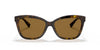 Coach L1172 HC8305 Sunglasses | Size 57 / Dark Tortoise / Brown Polarized (3P 11%)