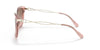 Coach C3505 HC8316F Sunglasses / Gradient Transparent Peach / Light Brown Gradient Dark Brown (2N 26.4%)