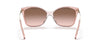 Coach C3505 HC8316F Sunglasses / Gradient Transparent Peach / Light Brown Gradient Dark Brown (2N 26.4%)