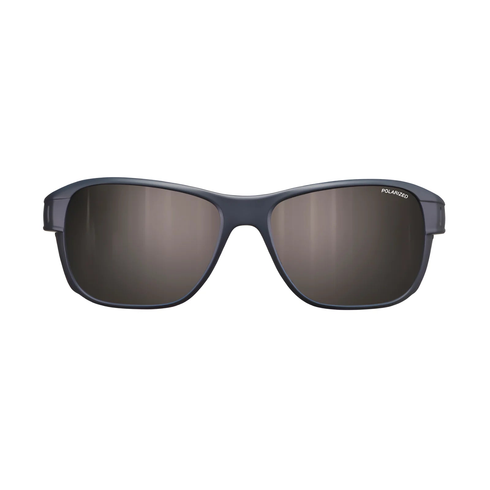 Designed for any adventure, the Julbo Camino Sunglasses in size 58 feature sleek black frames with dark reflective polarized lenses, offering both style and function.