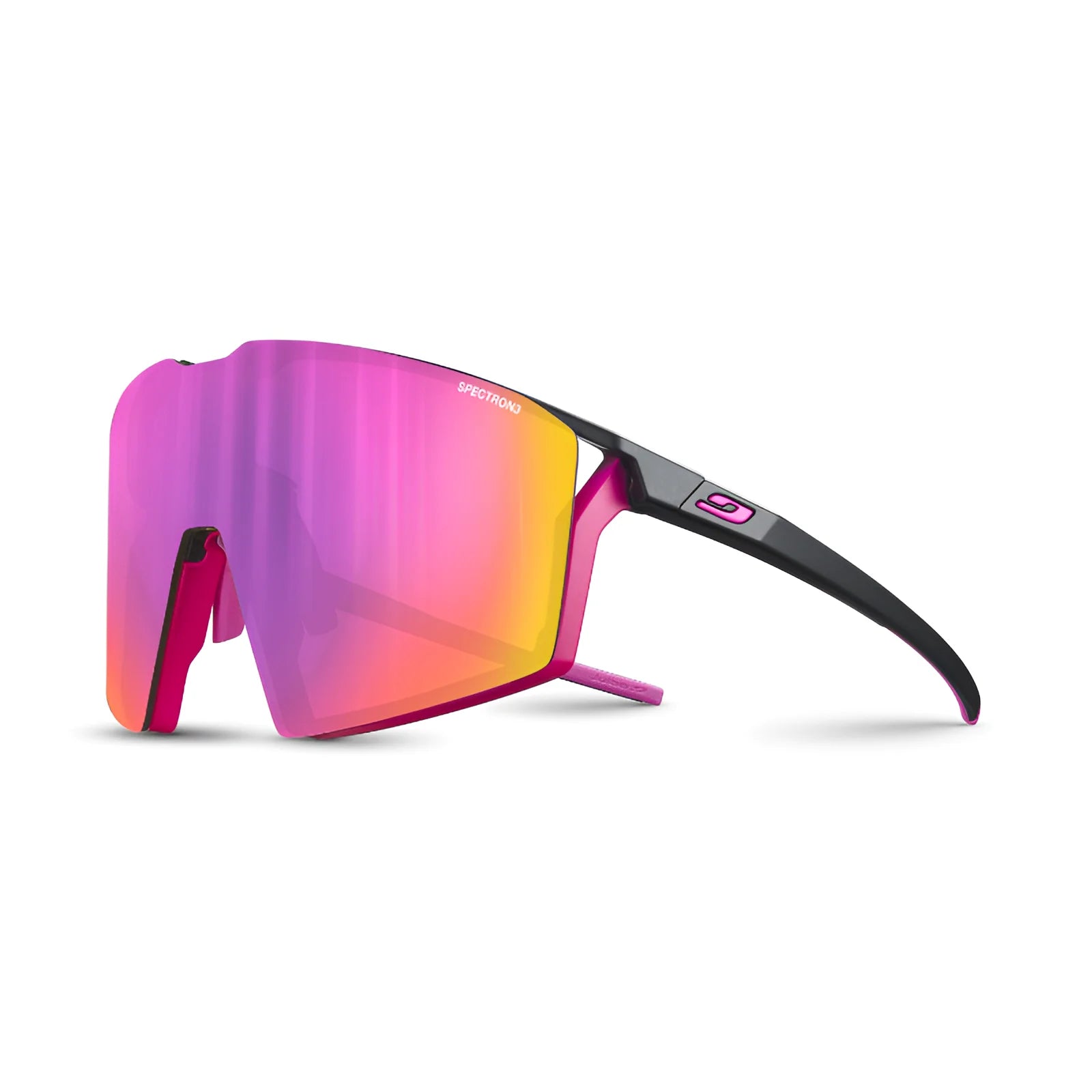 Julbo Edge Sunglasses Matte Black / Pink / Spectron 3 (VLT 13%)