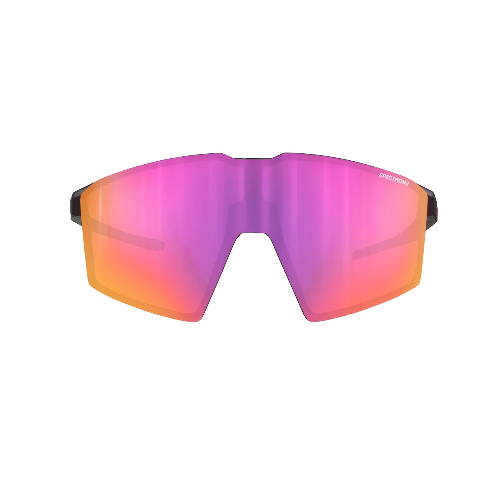 Julbo Edge Sunglasses from Julbo, showcasing pink mirrored lenses with MagneFix technology against a white backdrop.