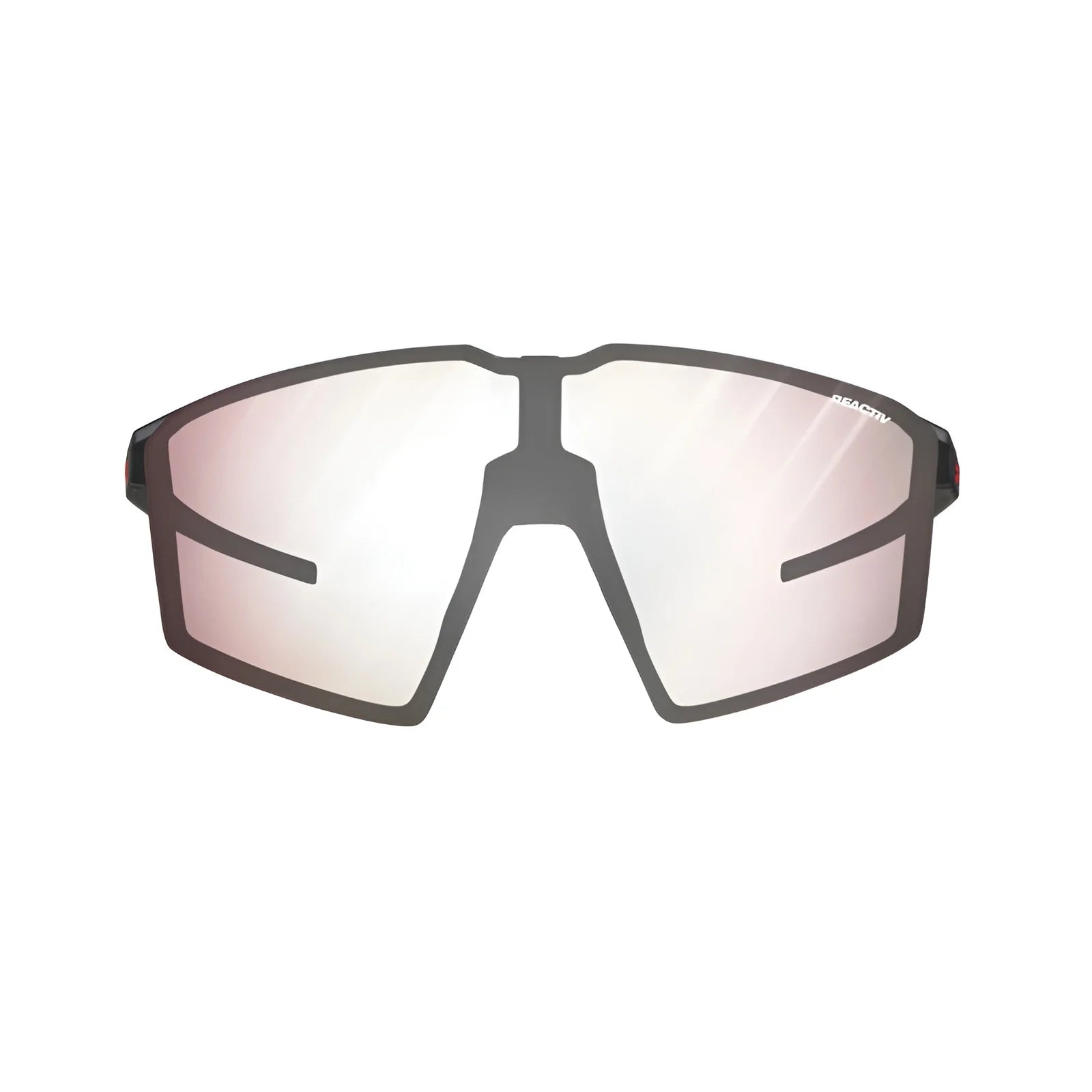 The Julbo Edge Sunglasses by Julbo are futuristic sports sunglasses featuring mirrored lenses and a sleek design, now enhanced with MagneFix technology for easy lens swapping.