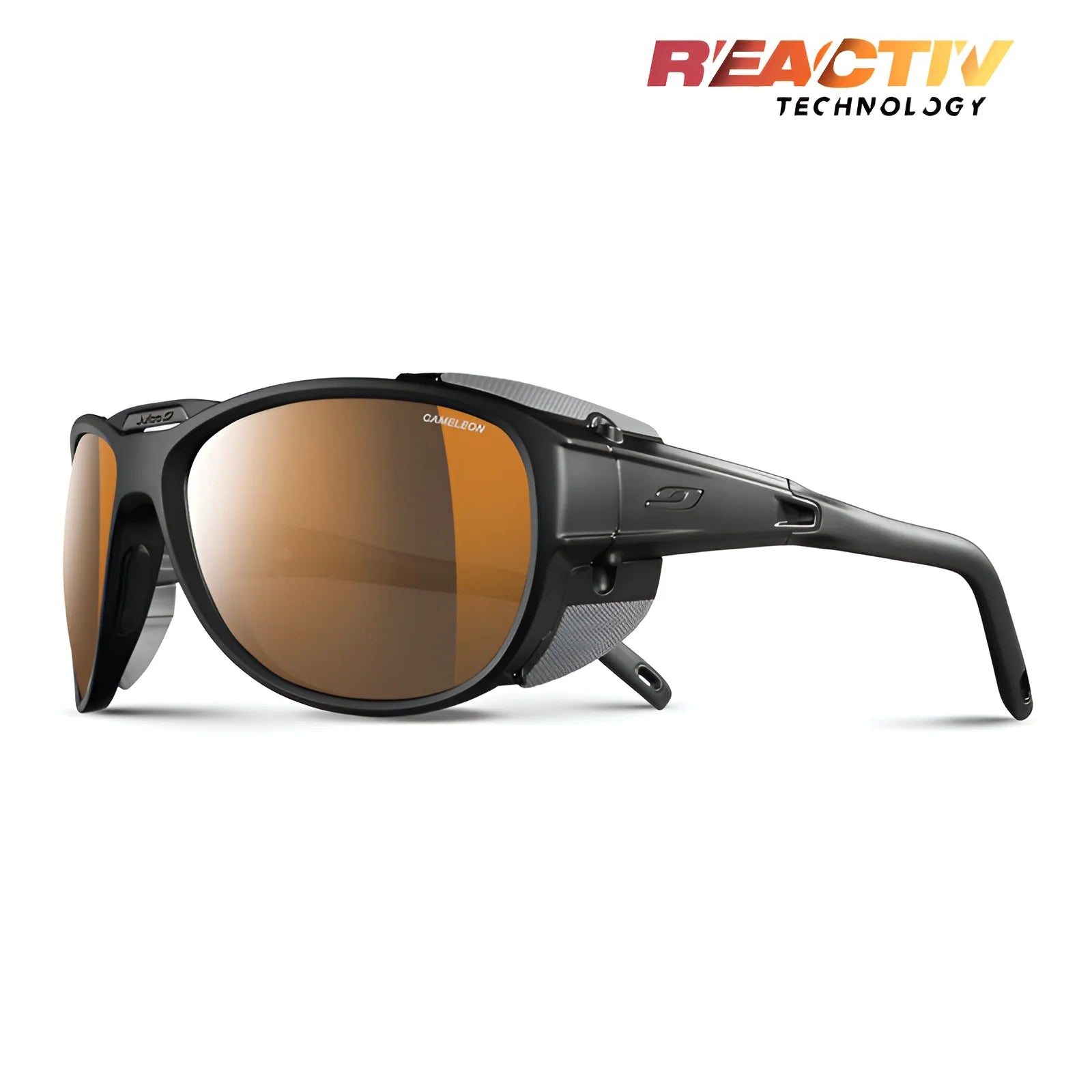 Julbo Explorer 2.0 Sunglasses Black Matte / Black / REACTIV 2 & 4 Polarized (VLT 5..20%)