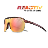 Julbo Frequency Sunglasses Burgundy / Light Gray / REACTIV 1 & 3 Light Amplifier (VLT 17..75%)