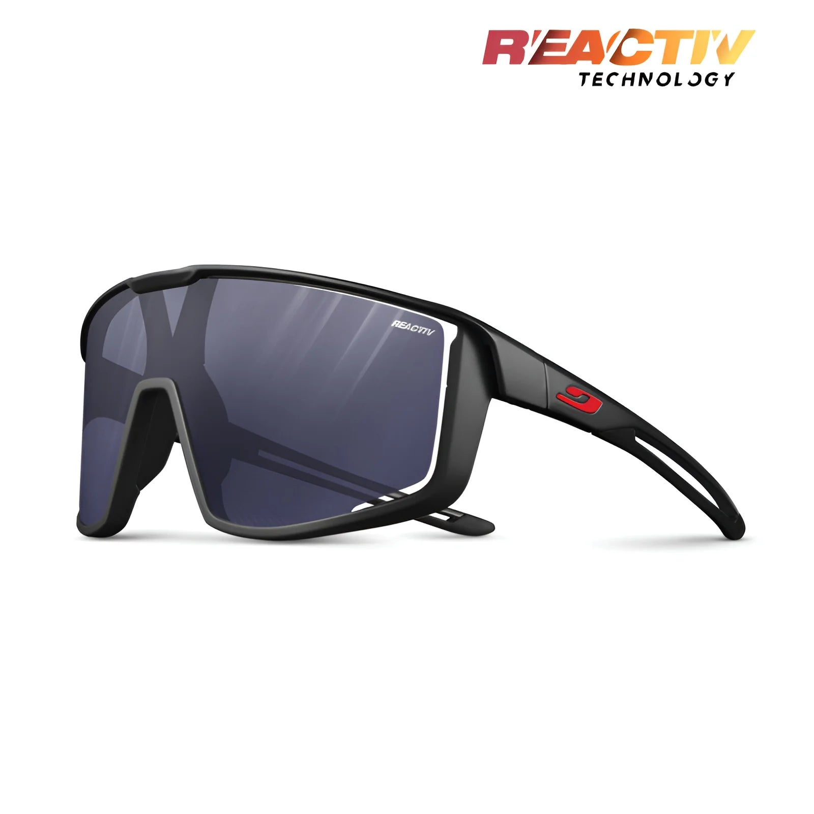 Julbo Fury Sunglasses Black / REACTIV 0 & 3